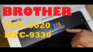 Brother DCP9020  MFC9330 Сброс счетчика тонера Toner reset [upl. by Nylorahs858]