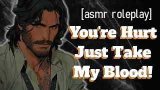 Boyfriend Offers You His Blood M4A Injured Vampire Listener Hunted ASMR Roleplay [upl. by Malamut]