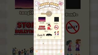 Spil Element Canva Poster Stop Bullying ✨ tutorial aesthetic 2024 [upl. by Werner]