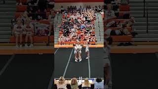 Chapmanville Middle School Stunt Group at Martinsburg Bulldog Cheerpalooza 2024 [upl. by Acimad]