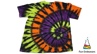 Halloween Spiral Tie Dye Shirt Spooky Spiral 3 [upl. by Hoseia]