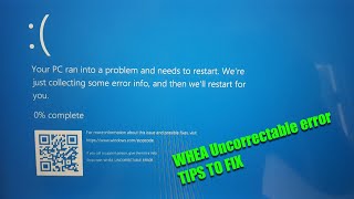 WHEA UNCORRECTABLE ERROR Windows 10 Fix  How to fix WHEAUNCORRECTABLEERROR Blue Screen Error [upl. by Swamy80]