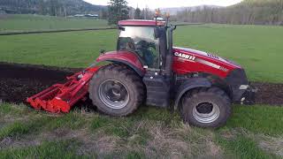 KUHN EL 282 Power Tiller  On Peat Soil Sod  Seed Prep [upl. by Nolra]