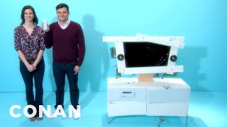 New IKEA Uppleva Is A SNAP To Assemble  CONAN on TBS [upl. by Bocock]