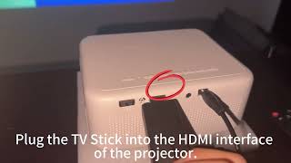 How to Connect L02 Projector to a TV Stick [upl. by Ursi]