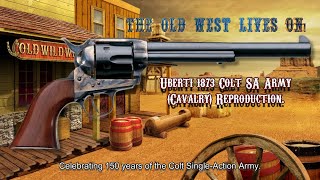 Uberti 1873 Colt SingleAction Army Reproduction Cavalry Model [upl. by Otiv]