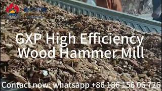 Wood Chips Straw Efb Veneer Waste Grain Pulverizer Grinder Crusher Hammer Mill Machine [upl. by Berey]