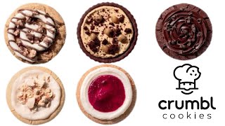 Crumbl Cookies 122723 Brookie Dough Raspberry Cheesecake Snickers Chocolate Cake Pop Tarts [upl. by Zertnom]