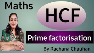 Find HCF using prime factorisation HCF kaise niklte hai How to find HCF maths class6maths [upl. by Bendick]