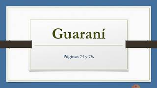 Guaraní Verbos y palabras con vocales nasales [upl. by Romelle]