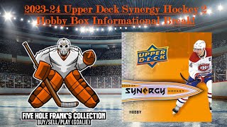 202324 Upper Deck Synergy Hockey 2 Hobby Box Informational Break Nice PC hits [upl. by Airahs263]