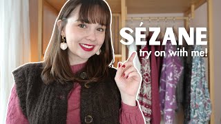 SÉZANE WINTER COLLECTION TRY ON HAUL amp REVIEW  UK 12  US 8 [upl. by Archibald]