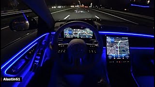 The Mercedes S Class Test Drive at NIGHT 2024 [upl. by Montgomery]