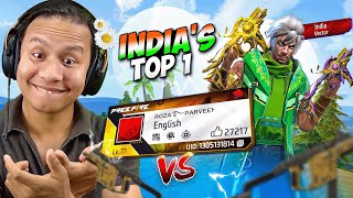 India’s No 1 Double Vector Player Vs Tonde Gamer 😱 Free Fire Max [upl. by Nylazor]