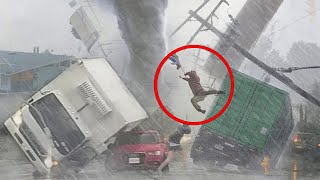 1 Hour Of Scary Moments Filmed Seconds Before Disaster Vol 2 [upl. by Idok]