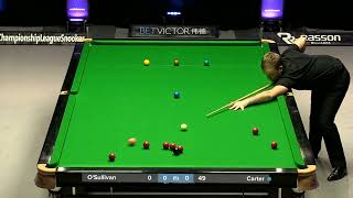 Ronnie OSullivan vs Ali Carter  2022 Championship League Snooker Invitational [upl. by Nnaylloh928]