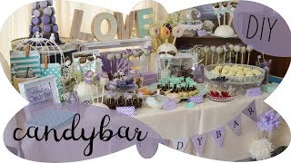 Candybar selber machen 🍩  für Hochzeit und Partys [upl. by Willock]