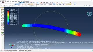 COMPARISON BETWEEN ANSYS AND ABAQUS for PIPE PIPE CONTACT [upl. by Child]