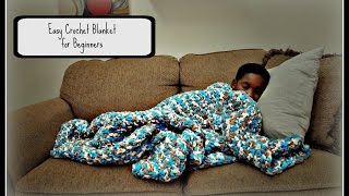 Easy Crochet Blanket for Beginners [upl. by Radmilla652]