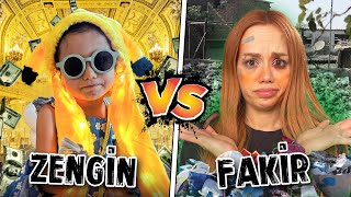 ZENGİN VS FAKİR BİR GÜN GEÇİRMEK  OykuKarta [upl. by Myrvyn]