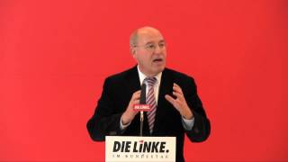 Gregor Gysi DIE LINKE »Wir stehen am Scheideweg der Energiewende« [upl. by Dalt]