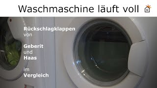 Abwasser läuft in Waschmaschine  Waschmaschine läuft voll  Doppelschlauchtülle [upl. by Lednahs77]