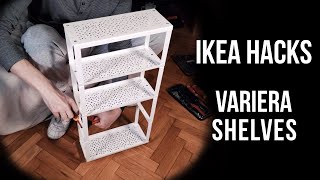 DIY  IKEA Hacks  Variera Shelves [upl. by Eidoc825]