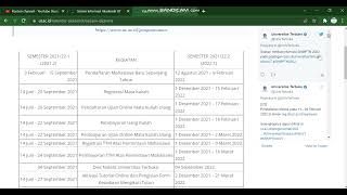 CARA CETAK KALENDER AKADEMIK UNIVERSITAS TERBUKA 2022 [upl. by Dmitri]