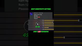 Best sensitivity setting for headshot 😤 2024  Free Fire sensitivity 4gb ram free fire setting [upl. by Nnylacissej]