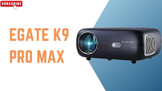 EGate K9 Pro Max  Best Budget Projector from eGate [upl. by Assillam]