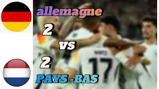 ALLEMAGNE VS PAYS  BAS 22 ALL GOALS HIGHLIGHTS UEFA NATIONS LEAGUE 2024 [upl. by Orfinger]