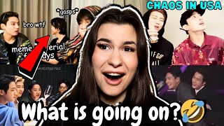 BTS chose CHAOS in the USA  REACTION 2021 was crazyy [upl. by Hgieloj485]