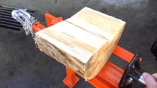 Fast Log Splitter For Firewood [upl. by Ayotel133]