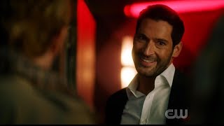 Lucifer meets Constantine Diggle and Mia  Crisis on Infinite Earths Hour two [upl. by Athene]