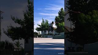 Nollie heel flip nose slide skateclip skateboarding [upl. by Clerc]