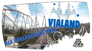 Vialand  All Rollercoasters 2016 [upl. by Halludba]