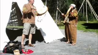 Blessing of a Teepee at Mizpah Grand Isle Maine July 29 2012 [upl. by Ecnirp621]