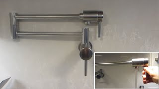 Delta Pot Filler Faucet 1165LFSS Demo [upl. by Cud989]