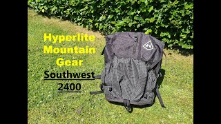 Hyperlite Mountain Gear Southwest 2400 Backpack Overview [upl. by Savell]