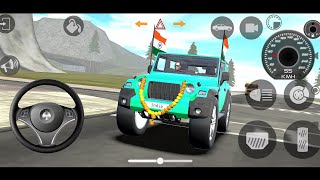 Dollar Song Modified Mahindra Green Thar 👿  Indian Cars Simultor 3D  Android Gameplay Part 18 [upl. by Aihsyt]