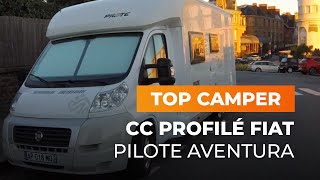 Campingcar Profile Fiat Pilote Aventura [upl. by Pinkham]