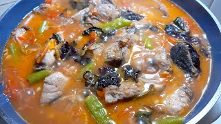 Ginisang isda na may talbos ng kamote easy fish recipe [upl. by Russell887]