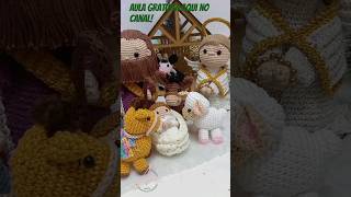 Presépio amigurumi Receita gratuita aqui no canal navidad [upl. by Marisa785]