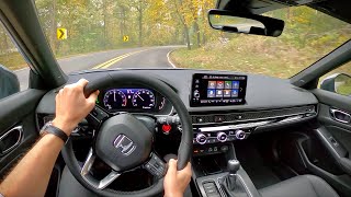 2022 Honda Civic Sport Touring Manual Hatchback  POV Review [upl. by Finah294]