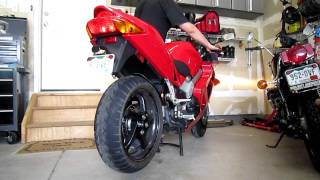 1998 VFR800 no muffler [upl. by Frederigo]