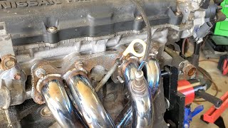 1999 Nissan Sentra 16 Engine Tear Down Part 1 [upl. by Chrissie]