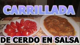 CARRILLADA DE CERDO EN SALSA [upl. by Dacey877]