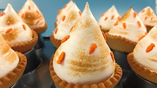 How to make Carrot Meringue Tarts with Lemon Curd Cream for Easter [upl. by Gehlbach]