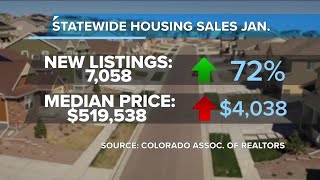 Housing market picked up in January in Colorado [upl. by Htepsle669]