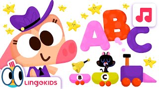 Sing the ABC TRAIN 🚂 🇦🇧🇨  Alphabet Song  Lingokids songs for kids [upl. by Brunhilde]